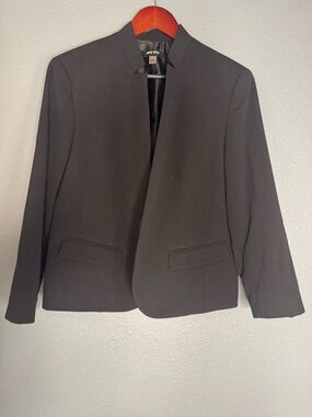 Nine West Black Blazer with Branded Interior